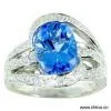 Sell K Gold Ring With Gem Stone thumbnail-1