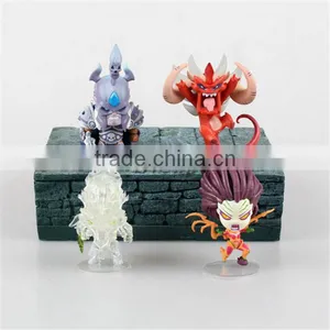 (Hot!!) World of Warcraft PVC Figure Q Version Action Figure Set of 4pcs WOW Zeratul/Diablo/Kerrigan/Arthas Q Version Model Toy thumbnail-1