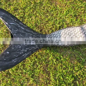 Black Swimwear Mermaid Tail With Swim Fin for Boys thumbnail-3