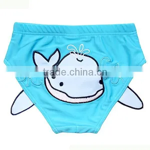 Delicate Embroidered Baby Swimming Diaper Pants thumbnail-6
