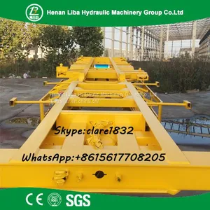 High Quality Factory 13T Fuwa Axle 40 Ton Skeleton Semi Trailer ,Container Semi Trailer Factory Price thumbnail-4