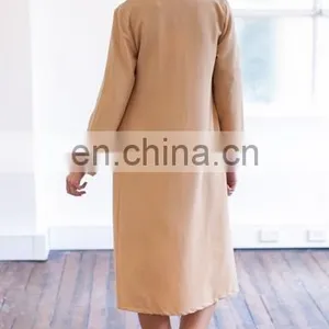 2015 Spring Women Long Coat Model thumbnail-3