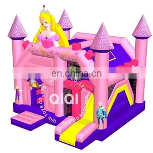 Inflatable Combo Jumping Bouncy Slide Air Princess Castle House thumbnail-1