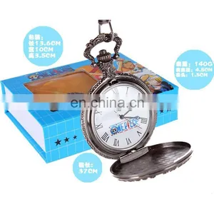 One Piece Letter Sign Pocket-watch(box Packing)/Wholesale/Good Quality/Fashion Anime/Cos/Hot and New Style thumbnail-1