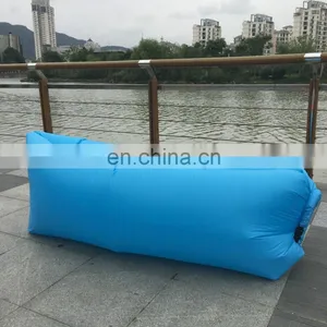 Fast Inflatable Sofa Sleeping Bag Outdoor Air Sleep Sofa Couch Portable Furniture Sleeping Hangout Lounger Inflate Air Bed F842 thumbnail-4
