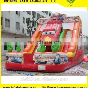 Car Decoration Giant Steep Inflatable Water Slide thumbnail-1