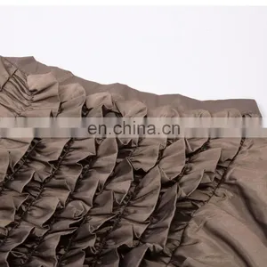 Belle Poque Steampunk Retro Victorian Beaver Punk Cincher Lace up Long Ruffle Open Pencil Skirt BP000206-2 thumbnail-4