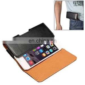 Horizontal Style Lamb Skin Texture Waist Bag With Back Splint for IPhone 6 thumbnail-1