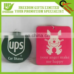 Best Selling Cheap Logo Printed Customized Air Car Fresheners thumbnail-1
