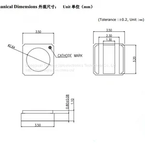 3535 Deep UV Led 275nm, 280nm, 285nm thumbnail-2