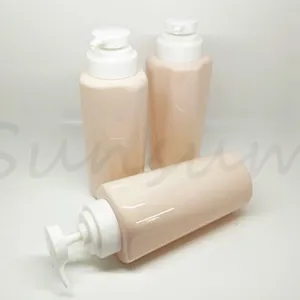 Flower Shape 540ml Lotion Pump Shower Gel Color Shampoo Bottle thumbnail-4