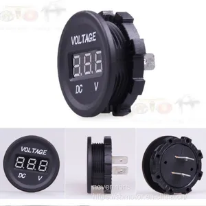 Spirit Beast Motorcycle Modified LED Digital Display Instruments Volt Meter For12-24V High Precision Waterproof ER308 thumbnail-1