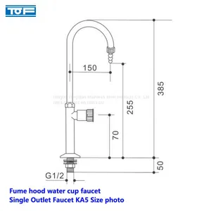 China Fume Hood Water Cup Faucet-laboratory Test Faucets-Single Outlet Faucet-Lab Faucet thumbnail-4