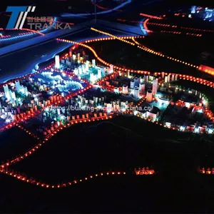 Perfect LED Lighting Architecture Urban Planning Model , Scale Model Architecture thumbnail-5