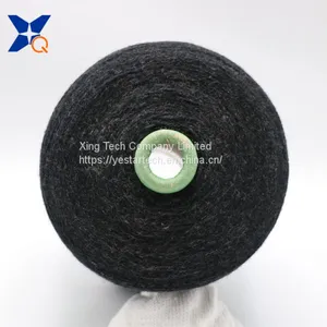 Black Nm26/2plies 15% Stainless Steel Staple Fiber Blended With 85% Bulky Acrylic Conductive Yarn for Phone Touchscreen Gloves-XT11454 thumbnail-3