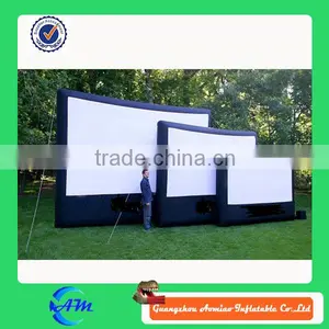 High Quality 0.6 mm Material PVC Inflatable Movice Screen, Pvc Projection Screen Material thumbnail-1