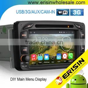 Erisin ES2507B 7" Android 4.4.4 2 Din Car Muiltmedia With GPS WiFi Bluetooth for Mercedes W168 thumbnail-1