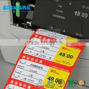 SINMARK Good Quality Shelf Label Printing for Supermarket thumbnail-1