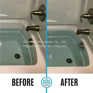 Bottomless Bath Overflow Drain Cover, Bath Overflow Drain Cover, Bath Overflow Cover thumbnail-5