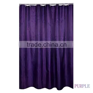 High Quality Hotel Hookless Decorative Shower Curtain, Clear Jacquard Shower Curtain thumbnail-5