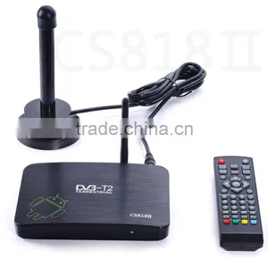 CS818II DVB-T2 AMLogic8726 Dual Core Android 4.2.2 1G 8G WiFi Bluetooth Dual Core mx Android Smart tv Box thumbnail-1