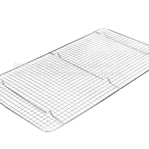 Half Sheet Pan for Baking With Stainless Steel Oven Safe Cooling Rack Cooling Wire Racks Stainless Steel Cooling Racks thumbnail-1