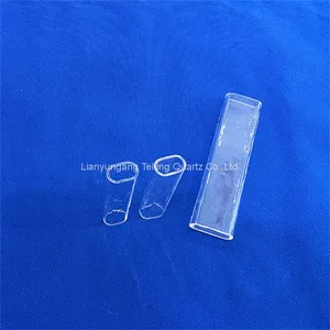 Square Shaped Quartz Glass Tube Clear Quartz Tube thumbnail-3