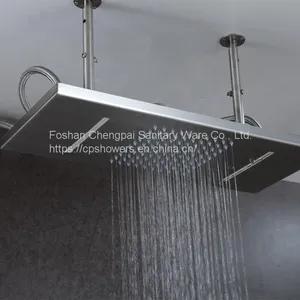 Shower Set With Multi-funciton Shower Head Rainfall Waterfall Body Jet in 304 Stainless Steel thumbnail-1
