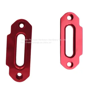 Off-road Vehicle Outdoor Rescue Red Aluminum Alloy Winch Guide Rope Stop Rope Accessories Winch Rope Exit Rope thumbnail-2