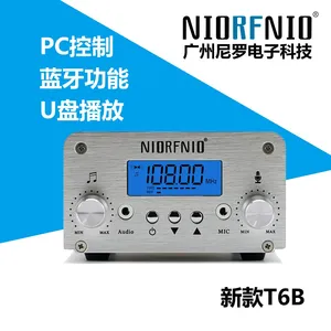NIORFNIO NIO-T6B 6W FM Transmitter Bluetooth Function PC Control USB Drive Play High Fidelity Stereo Sound thumbnail-1