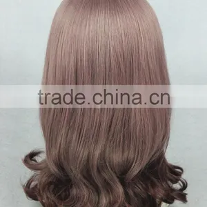 Cheap 40CM Medium Short Taro Color Cosplay Lolita Girls Wig Anime Cosplay thumbnail-4