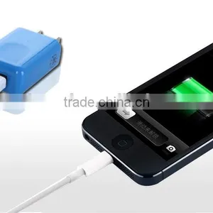 Single Usb to Wall Charger Home AC Charger US Adapter for Samsung Iphone thumbnail-1