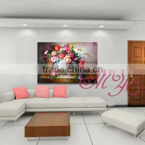 Still Life Decor Flower Fabric Oil Painting for Home,hotel Decor Ct-66 thumbnail-5