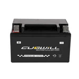Japan Technology Factory Price 12V 7ah Rechargeable Lead Acid YTX7A-BS Motorcycle Battery thumbnail-2