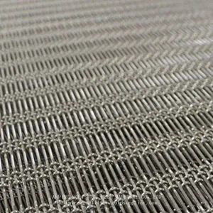 Anti-blocking Screen Self-cleaning Screen Mesh Steel Wire Mesh Vibrating Screen Stainless Steel Quarry Mining Mesh thumbnail-2