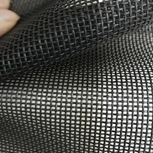 Anti-UV Clear PVC Coated Polyester Mesh Fabric Pool Fence Fabric Outdoor Textilene Woven Mesh Fabric/PVC Woven Mesh Fabric Wholesale thumbnail-2