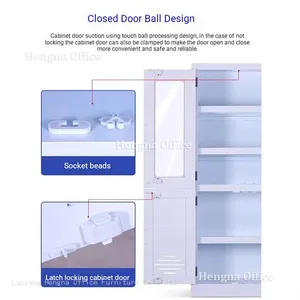 Secure and Durable PP Chemical Storage Cabinet | Double-Lock Protection for Corrosive Liquids in Production Areas thumbnail-5
