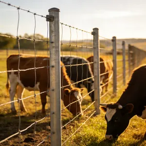 Galvanized Steel Poultry Husbandry Equipment Goat Cattle Sheep Grassland Farm Livestock Farm Fence thumbnail-6