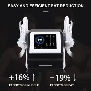 4 Handles Electromagnetic Muscle Stimulator HIEMT 30cm Coil Treatment Head 220V Input thumbnail-1