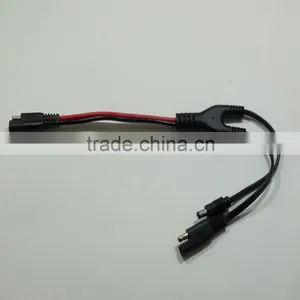 Extension Cord SAE Plug to SAE Plug & DC Jacke With UL SPT-2 AWG EXTENSION Power Cord thumbnail-3