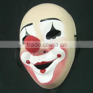 Comedy Clown Masque Big Red Nose White Mouse Hand Painted For Masquerade thumbnail-1