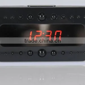 HD 1080P Alarm Clock Hidden Camera Clock With Battery and Long Time Recording Quality Choice thumbnail-1