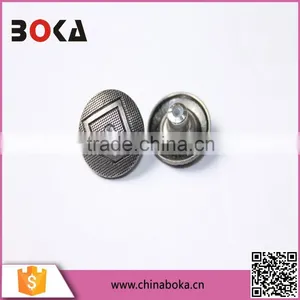 2015 Yiwu Hotsale Cheaper Price Custom Flatblack Metal Snap Button, Silver Metal Button for Jean on Factory Direct Selling thumbnail-2