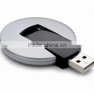 Round Shape Plastic USB Flash Drive Rolling- Over OEM USB Gift thumbnail-2