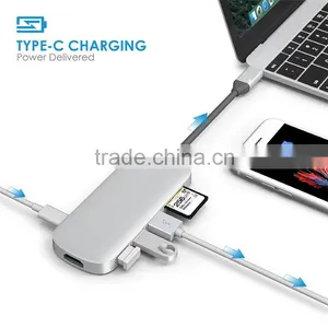 Comb 3.1 Type C Power Charge Hub With Card Reader USB 3.0 Port thumbnail-6