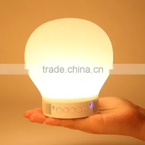 Intelligent Wireless 4.0 Bluetooth Speaker LED Lamp Speaker With Touch Sensor Comfortable Light Perfect Sound Quality Extraordin thumbnail-1