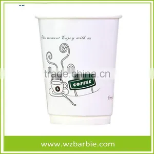 Logo Printed Disposable Hot Drink Paper Cups thumbnail-1