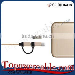 2 in 1 Reversible Design Hi-speed Micro USB 3.1 Type C Male to Standard Type A USB 3.0 Male Data Cable thumbnail-2