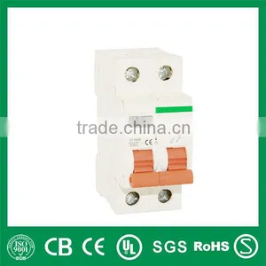 2 Pole Miniature Circuit Breaker / Iso9001 Certificate thumbnail-1