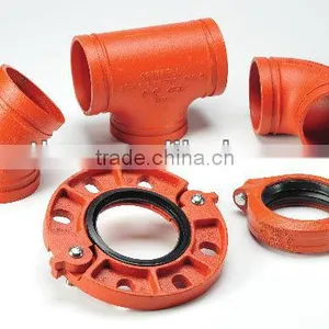 FM/UL Approved Ductile Iron Grooved Joint Fitting thumbnail-1